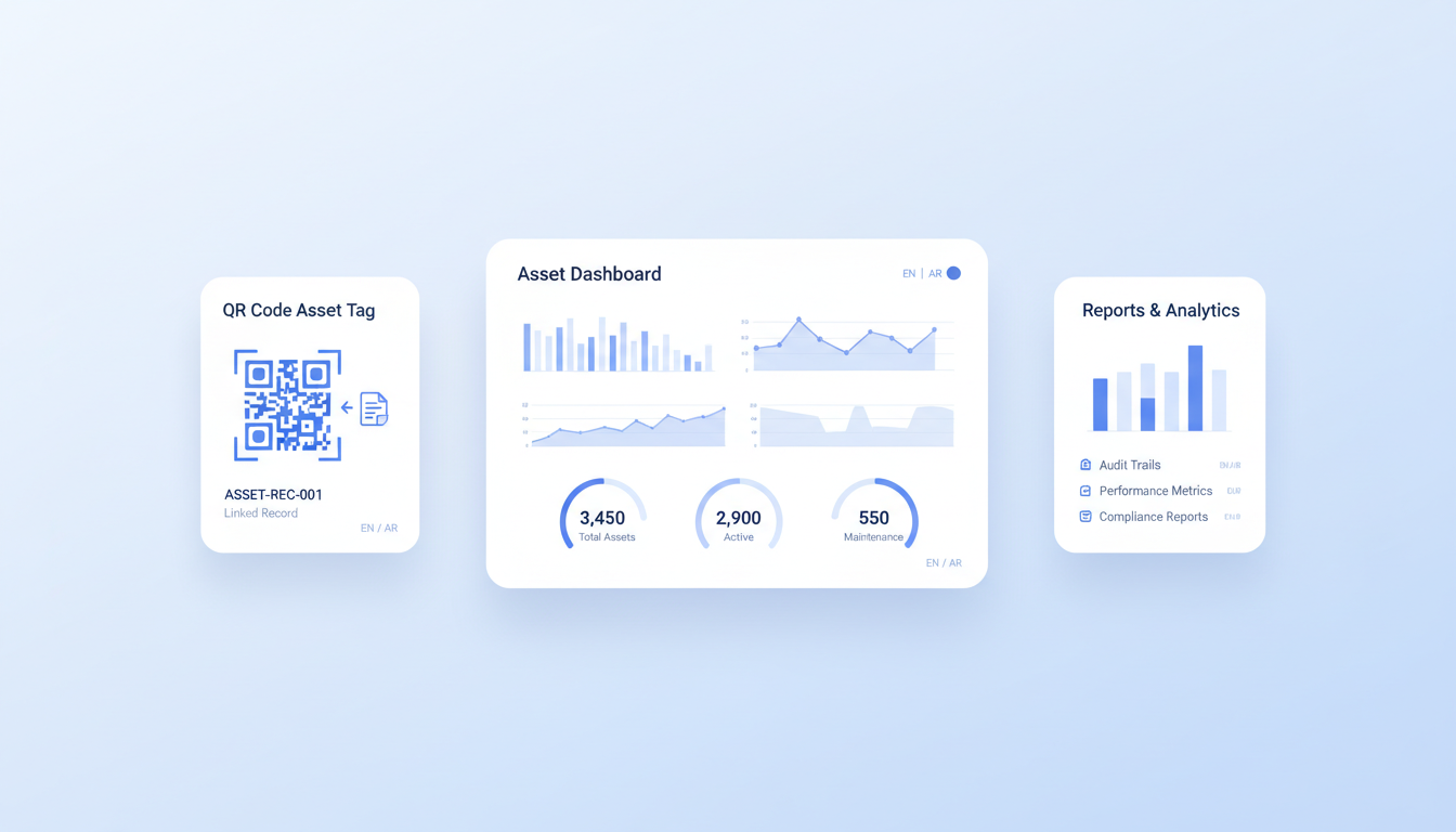 Asset Management System dashboard preview